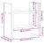 Organizator Birou Stejar negru 34.5 x 15.5 x 35.5 cm GartenMobel Dekor