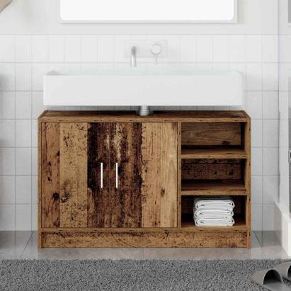 Dulap pentru chiuvetă Lemn Vechi 90 x 29 x 55 cm Lemn compozit GartenMobel Dekor