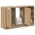 Dulap pentru chiuvetă Stejar Artizanal 90 x 29 x 55 cm GartenMobel Dekor