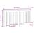 Capac pentru radiator Stejar Negru 149 x 20 x 82 cm GartenMobel Dekor