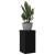 Suport pentru plante 2 pcs Stejar negru 10 x 10 x 18 cm GartenMobel Dekor