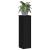 Suport pentru plante 2 pcs Stejar negru 17 x 17 x 60 cm GartenMobel Dekor