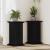 Suport pentru plante Stejar negru 33 x 33 x 60 cm Lemn compozit GartenMobel Dekor