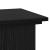 Suport pentru plante Stejar negru 33 x 33 x 80 cm Lemn compozit GartenMobel Dekor