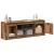 Cabinet TV Maro 139.5 x 34 x 50 cm Lemn compozit GartenMobel Dekor