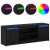 Cabinet TV Negru 139.5 x 34 x 50 cm Lemn compozit GartenMobel Dekor