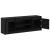 Cabinet TV Negru 139.5 x 34 x 50 cm Lemn compozit GartenMobel Dekor
