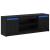 Cabinet TV Negru 139.5 x 34 x 50 cm Lemn compozit GartenMobel Dekor