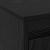 Cabinet TV Negru 139.5 x 34 x 50 cm Lemn compozit GartenMobel Dekor