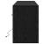 Cabinet TV Negru 139.5 x 34 x 50 cm Lemn compozit GartenMobel Dekor
