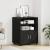 Cabinet Mobil cu ușă Stejar negru 60 x 48 x 81 cm Lemn compozit GartenMobel Dekor