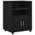 Cabinet Mobil cu ușă Stejar negru 60 x 48 x 81 cm Lemn compozit GartenMobel Dekor