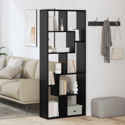 Bibliotecă Stejar negru 67 x 25 x 161.5 cm Lemn compozit GartenMobel Dekor