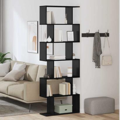 Dulap pentru cărți Negru 70 x 24 x 193.5 cm Lemn compozit GartenMobel Dekor