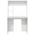 Birou cu raft cu depozitare Alb 91 x 50 x 149 cm Lemn compozit GartenMobel Dekor
