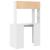 Birou cu raft cu depozitare Alb 91 x 50 x 149 cm Lemn compozit GartenMobel Dekor
