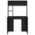 Birou cu raft Stejar negru 91 x 50 x 149 cm Lemn compozit GartenMobel Dekor