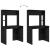 Birou cu raft Stejar negru 91 x 50 x 149 cm Lemn compozit GartenMobel Dekor