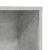 Birou cu raft Gri beton 91 x 50 x 149 cm Lemn compozit GartenMobel Dekor