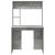 Birou cu raft Gri beton 91 x 50 x 149 cm Lemn compozit GartenMobel Dekor