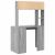 Birou cu raft sonoma gri 91 x 50 x 149 cm Lemn compozit GartenMobel Dekor