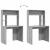 Birou cu raft sonoma gri 91 x 50 x 149 cm Lemn compozit GartenMobel Dekor