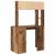 Birou cu raft Lemn vechi 91 x 50 x 149 cm Lemn compozit GartenMobel Dekor