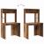 Birou cu raft Lemn vechi 91 x 50 x 149 cm Lemn compozit GartenMobel Dekor