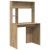 Birou cu raft stejar artizanal 91 x 50 x 149 cm Lemn compozit GartenMobel Dekor