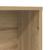 Birou cu raft stejar artizanal 91 x 50 x 149 cm Lemn compozit GartenMobel Dekor