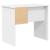 Birou cu sertar cu raft Alb 90 x 49.5 x 75 cm Lemn compozit GartenMobel Dekor