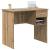 Birou cu raft stejar artizanal 90 x 49.5 x 75 cm Lemn compozit GartenMobel Dekor