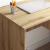 Birou cu raft stejar artizanal 90 x 49.5 x 75 cm Lemn compozit GartenMobel Dekor