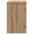 Birou cu raft stejar artizanal 90 x 49.5 x 75 cm Lemn compozit GartenMobel Dekor
