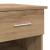 Birou cu raft stejar artizanal 90 x 49.5 x 75 cm Lemn compozit GartenMobel Dekor