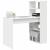 Birou cu raft cu depozitare Alb 113 x 54 x 120 cm Lemn compozit GartenMobel Dekor