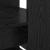Birou cu raft Stejar negru 113 x 54 x 120 cm Lemn compozit GartenMobel Dekor