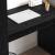 Birou cu raft Stejar negru 113 x 54 x 120 cm Lemn compozit GartenMobel Dekor