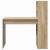 Birou cu raft Stejar sonoma 113 x 54 x 120 cm Lemn compozit GartenMobel Dekor
