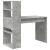 Birou cu raft Gri beton 113 x 54 x 120 cm Lemn compozit GartenMobel Dekor