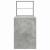Birou cu raft Gri beton 113 x 54 x 120 cm Lemn compozit GartenMobel Dekor