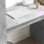 Birou cu raft Gri beton 113 x 54 x 120 cm Lemn compozit GartenMobel Dekor