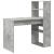 Birou cu raft Gri beton 113 x 54 x 120 cm Lemn compozit GartenMobel Dekor