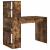 Birou cu raft Stejar afumat 113 x 54 x 120 cm Lemn compozit GartenMobel Dekor
