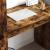 Birou cu raft Stejar afumat 113 x 54 x 120 cm Lemn compozit GartenMobel Dekor
