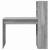 Birou cu raft sonoma gri 113 x 54 x 120 cm Lemn compozit GartenMobel Dekor
