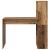 Birou cu raft Lemn vechi 113 x 54 x 120 cm Lemn compozit GartenMobel Dekor