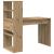 Birou cu raft stejar artizanal 113 x 54 x 120 cm Lemn compozit GartenMobel Dekor