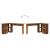 Birou cu raft Lemn vechi 142 x 102 x 73 cm Lemn compozit GartenMobel Dekor