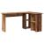 Birou cu raft Lemn vechi 142 x 102 x 73 cm Lemn compozit GartenMobel Dekor